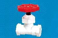 STOP VALVE W/THREAD 1/2 PVC FA7501