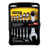 7 PC. STUBBY COMB. WRENCH SET SAE