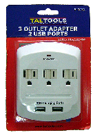 REGLETA 3 SALIDAS 2 USB